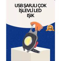 Usb Şarjlı Mini Led Anahtarlık Fener
