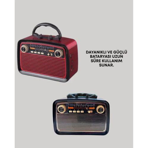 Taşınabilir Bluetooth Hoparlör – Modern Teknoloji İle Nostaljik Radyo Deneyimi, Fm/am Fonksiyonu