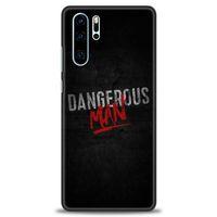 Huawei P30 Pro Kılıf HD Baskılı Kılıf - Dangerous Man + Tam Ekran Koruyucu