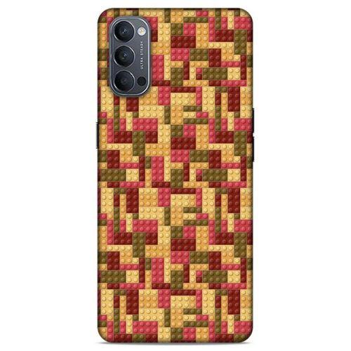 Lopard Oppo Reno 4 Uyumlu Kılıf BloX (47) Crystal Flex Kılıf Kırmızı