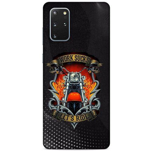 Samsung Galaxy S20 Plus Uyumlu Kılıf Motorsiklet (8) Baskılı Kılıf Harley Davidson