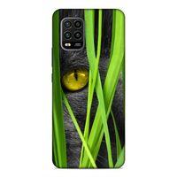 Xiaomi Mi 10 Lite Kılıf Kedi Gozu Arka Kapak Silikon Koruma Full Koruyucu