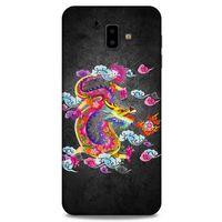 Samsung Galaxy J6 Plus Kılıf Japonya (29) Arka Koruma Kılıfı Japonya Ejderha Festivali