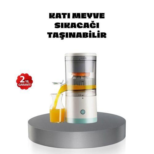Taşınabilir Şarjlı Katı Meyve Sıkacağı – 45w Güç, 18000 Rpm Hız, 400 Ml Kapasite