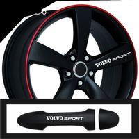 Volvo Xc70 İçin Uyumlu Aksesuar Oto Kapı Kolu/Jant Sticker 10 Adet 10*1,5 Cm