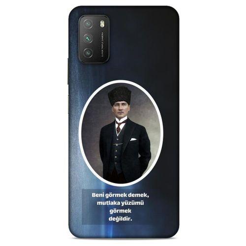 Lopard Xiaomi Poco M3 Uyumlu Kılıf Atatürk (7) Telefon Kılıfı
