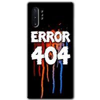 Samsung Galaxy Note 10 Plus HD Baskılı Kılıf + 9D Tam Ekran Koruyucu - 404 Error