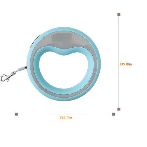 Süslüpati Otomatik Köpek Gezdirme Tasması Mavi 2.5 Metre