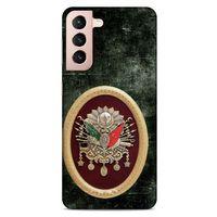 Samsung Galaxy S21 Uyumlu Kılıf Ottoman (8) Baskılı Kılıf Tuğra