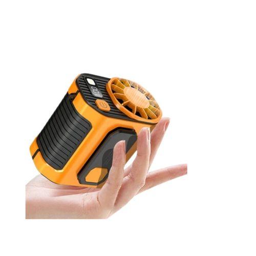 Turbo Mini Fan – Dijital Ekranlı, Sessiz & Şarjlı Serinlik!