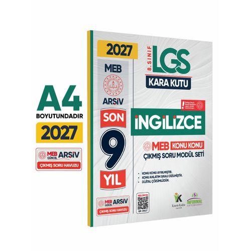 2027 LGS 8 Sınıf İNGİLİZCE Karakutu MEB Çıkmış Soru Modülü Video/PDF Çözümlü Konu Konu Son 9 Yıl