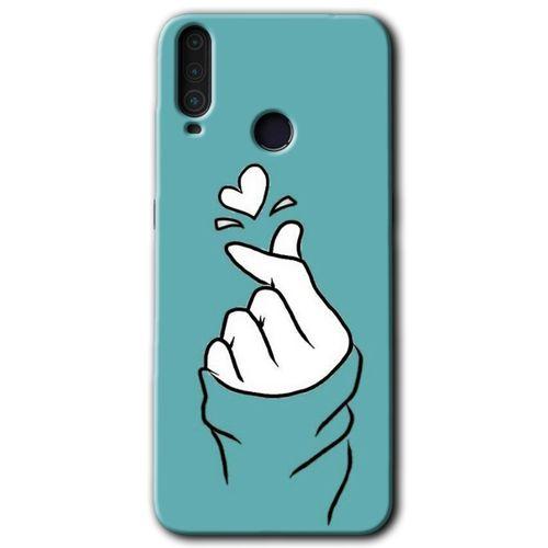 MRCİLETİSİM General Mobile GM 10 Kılıf HD Desen Baskılı Arka Kapak + Temperli Cam - Mutluluk