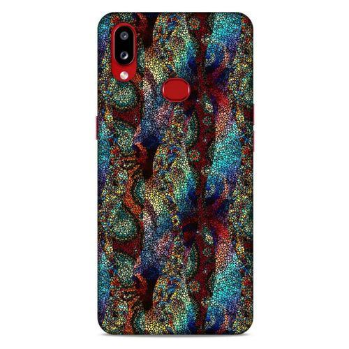 Samsung Galaxy A10s Kılıf Baskılı Özel Seri Taşlı (43) Thin Fit Kılıf