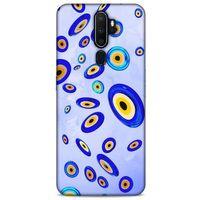 Nazarium (41) Desenli Silikon Kapak Oppo A5 2020 Kılıf