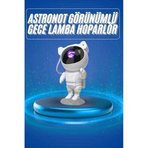 Projeksiyon Astronot Lamba Speaker Sevimli Astronot Bluetooth Hoparlör