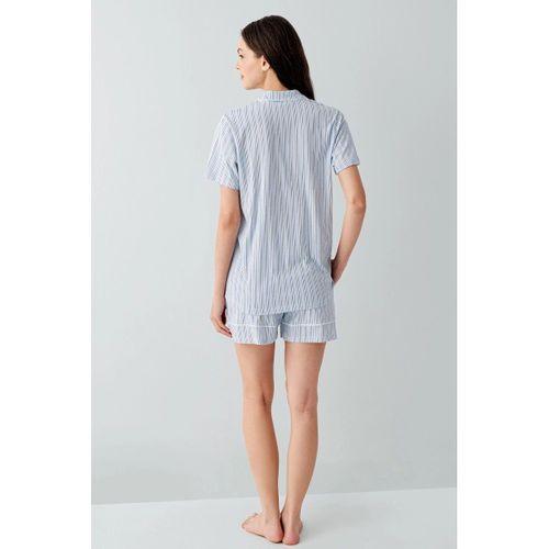 Arnetta 3601-s Kadın Gömlek Pijama Şort Takım