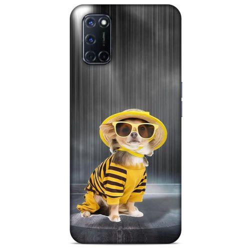 Oppo A92 Kılıf Köpek Kıyafetleri (15) Antişok Kılıf Chihuahua Pijama