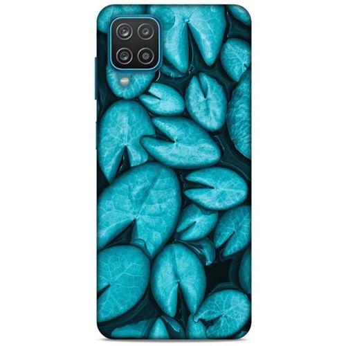 Lopard Samsung Galaxy A12 Uyumlu Kılıf Bahar (36) Glitter Kılıf Turkuaz