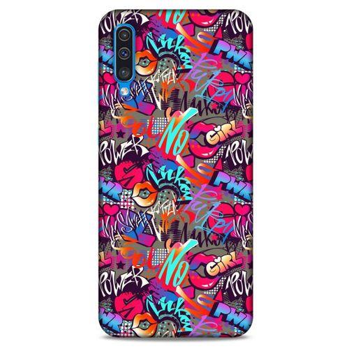 Graffitix (8) Desenli Silikon Kapak Samsung Galaxy A50 Kılıf