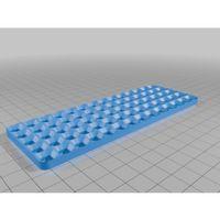 DecFinity 14x5 140mm x 50mm Taban Plakası 3D Baskı (Bu ürün Sadece Plastik parçadır - Almadan Önce Soru Sorabilirsiniz)