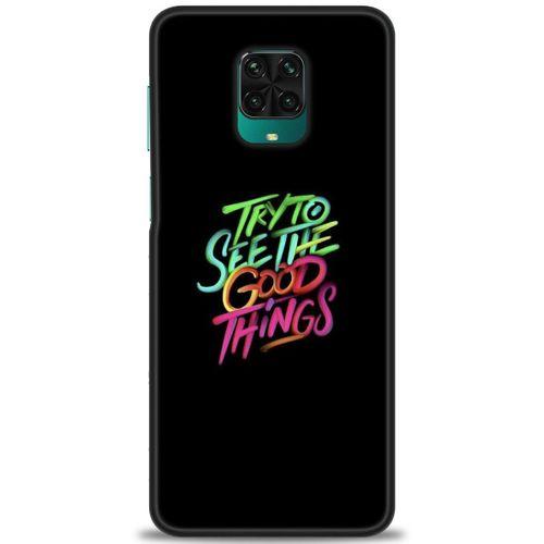 Xiaomi Redmi Note 9 Pro Kılıf HD Baskılı Kılıf - Good Things + Tam Ekran Koruyucu