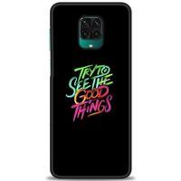 Xiaomi Redmi Note 9 Pro Kılıf HD Baskılı Kılıf - Good Things + Tam Ekran Koruyucu