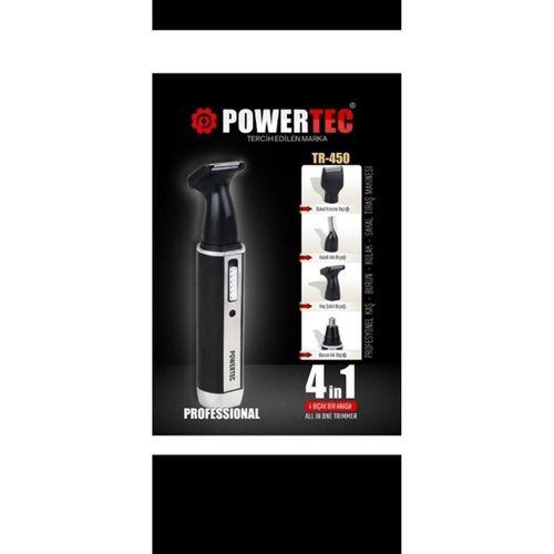 Powertec Tr- 450 4in1 Profesyonel  Kaş-Burun-Kulak-Sakal Makinesi