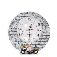 Duvara Asmalı Aşcı Tasarımlı Polyester Saat Alk1542