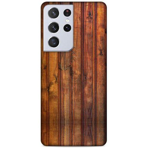 Lopard Samsung Galaxy S21 Ultra Uyumlu Kılıf Wood'X (10) Full Koruma Kılıfı Desenli