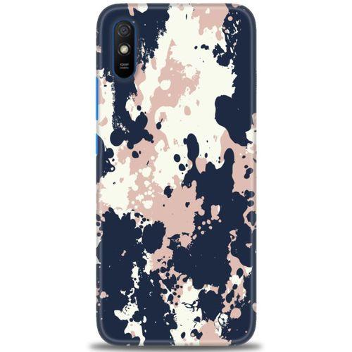 Xiaomi Redmi 9A Kılıf HD Baskılı Kılıf - Lacivert + Tam Ekran Koruyucu