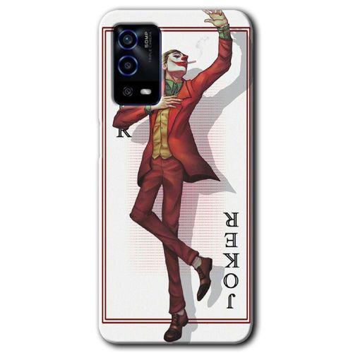 Oppo A55 Kılıf HD Desen Baskılı Arka Kapak - Joker İskambil