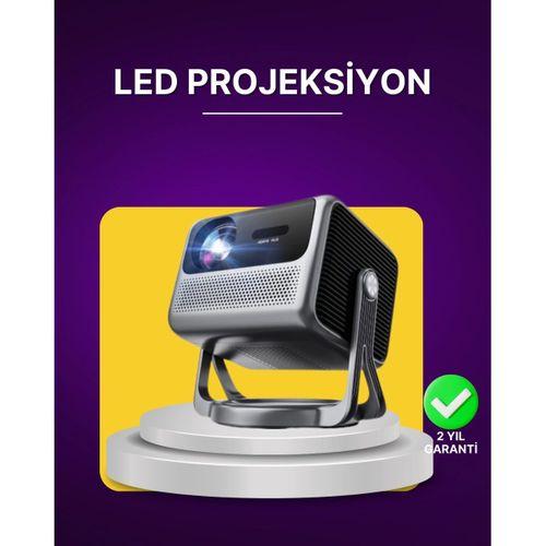 Smart Projector Android Tv Ev Sinema Projeksiyonu