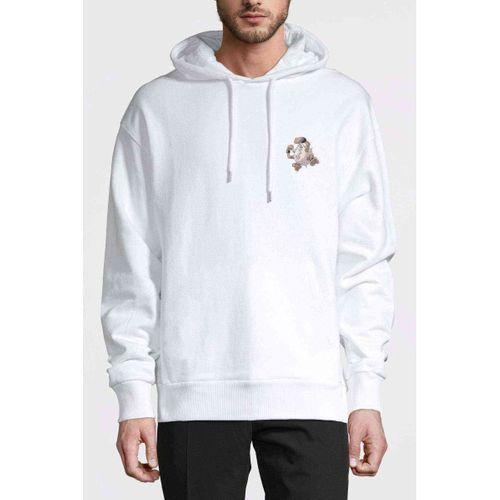 Pokemon Avengermon Primeape Okorizaru Baskılı Beyaz Erkek Kapşonlu Sweatshirt