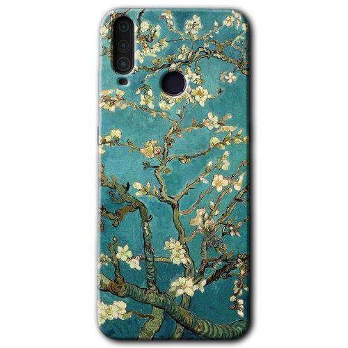 General Mobile GM 10 HD Baskılı Kılıf + 9D Tam Ekran Koruyucu - Almond Blossom