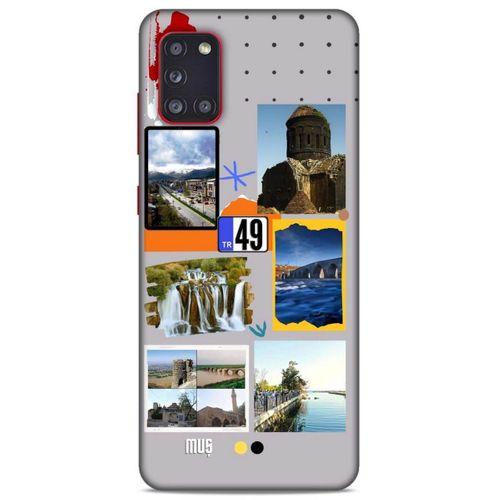 Lopard Samsung Galaxy A31 Uyumlu Kılıf Şehirli ※ (49) Muş Ultra Silikon Kılıf