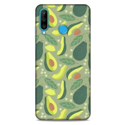 Frutix Avokado 03 Huawei P30 Lite Kılıf Desenli Silikon