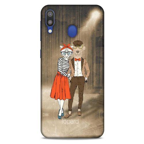 Samsung Galaxy M20 Kılıf FunnyMaX (31) TPU Kılıf Kahverengi