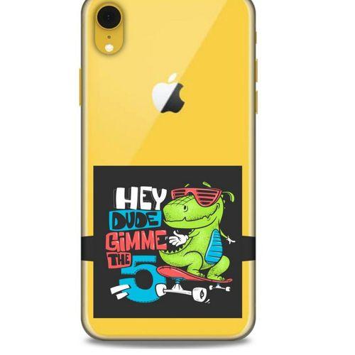 Zoologix (57) Apple iPhone XR Şeffaf Kılıf Silikon Desenli