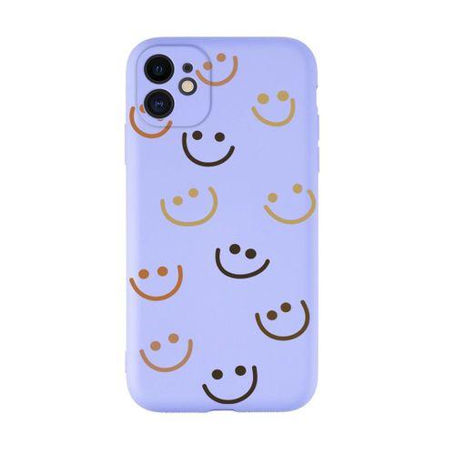 iPhone 11 Uyumlu Smile Desenli Kamera Korumalı Lansman Kılıf Premium Silikonlu