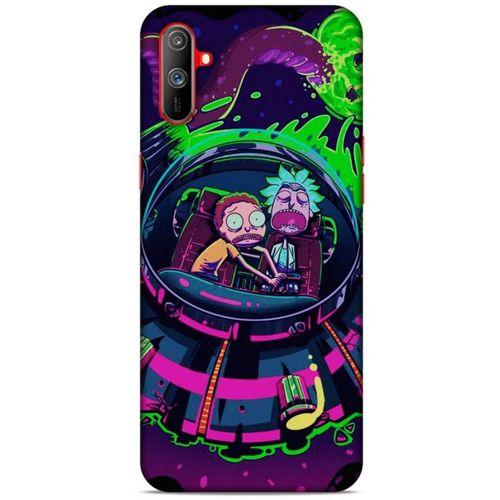 Realme C3 Uyumlu Kılıf Rick And Morty (30) Silicone Case Doofus Rick