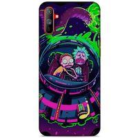 Realme C3 Uyumlu Kılıf Rick And Morty (30) Silicone Case Doofus Rick