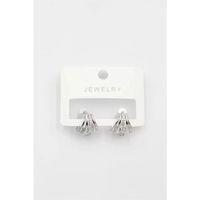 Taşlı Küpe - Gümüş