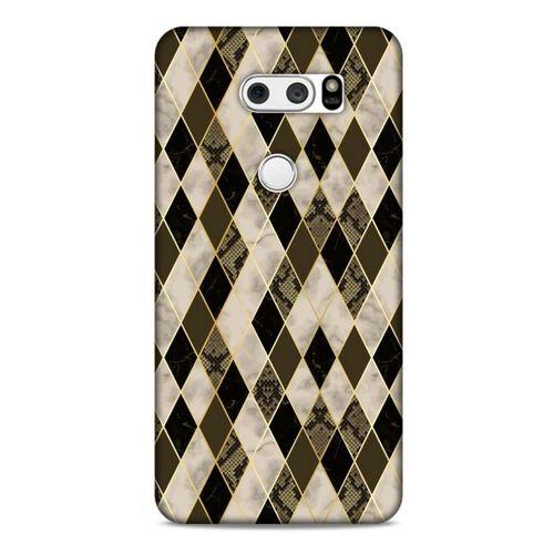 Mermer Desenli (2) Tema Kabı Bej LG K50S Kılıf