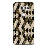 Mermer Desenli (2) Tema Kabı Bej LG K50S Kılıf