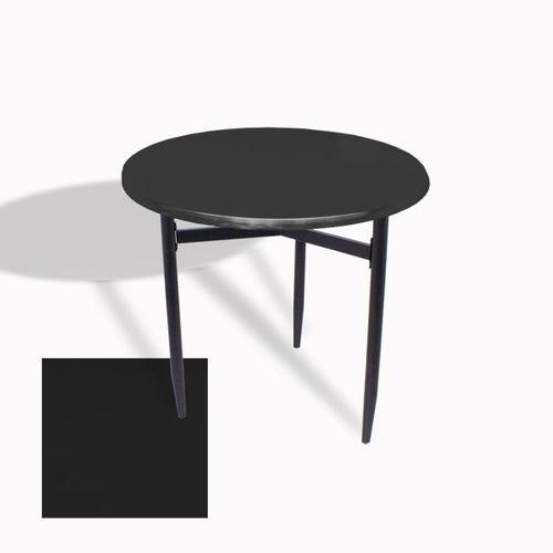 Dockers Venedik Masa Yuvarlak Çap 80 ESB (Werzalit, Wermodin veya Allzalit Tabla) - Siyah