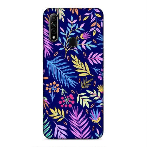 Oppo A31 Kılıf Mavi Bahar Arka Kapak Silikon Koruma Full Koruyucu