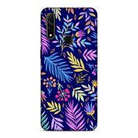 Oppo A31 Kılıf Mavi Bahar Arka Kapak Silikon Koruma Full Koruyucu