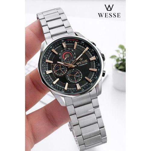 Wesse Titanıum Özel Seri İç Fonksiyonları Aktif 5 Atm Suya Dayanıklı Erkek Kol Saati EW.403606-S