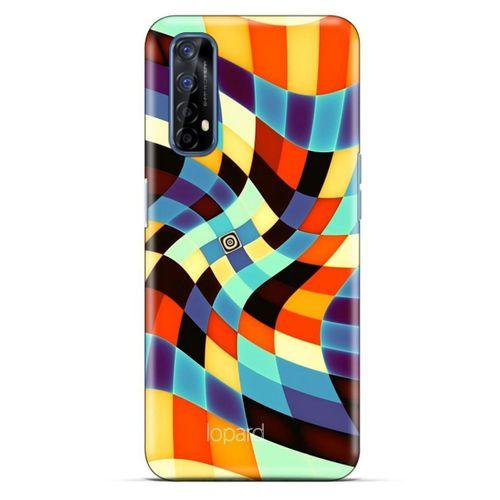 Oppo Realme 7 Kılıf Pastel Renkler (28) Arka Kapak Karışık Renkli