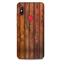 Lopard Xiaomi Mi A2 Lite Uyumlu Kılıf Wood'X (10) Full Koruma Kılıfı Desenli